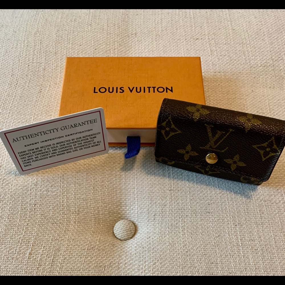 Authentic Louis Vuitton Porte Monnaie Coin Purse/Card Case